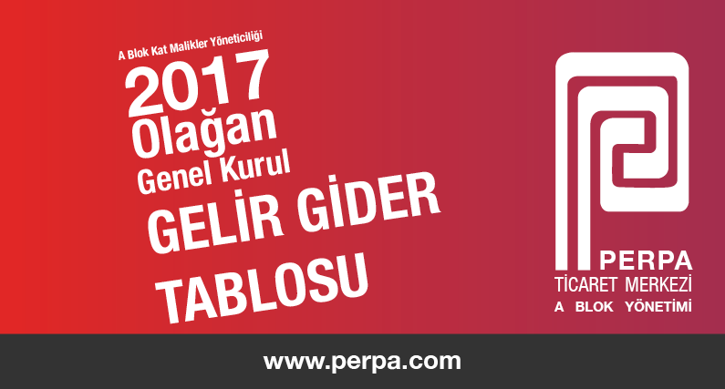 2016 Gelir Gider Tablosu