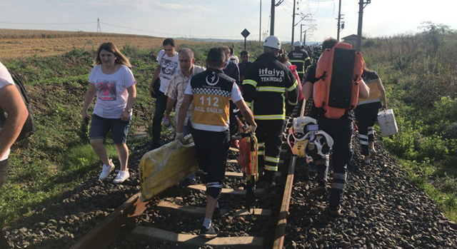 Çorlu'da Tren Kazası