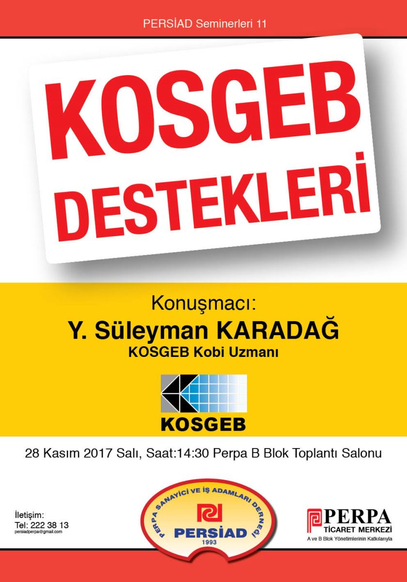 KOSGEB Destekleri