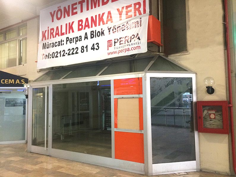 Perpa Kiralık Banka Yeri