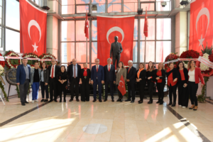 29 Ekim Cumhuriyet Bayramımızın 99. yılını  PERPA  8. kat ATATÜRK Köşemizde kutladık. 