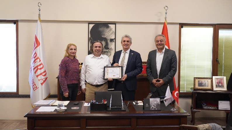Halil Rıfat Paşa Mesleki ve Teknik Anadolu Lisesi Okul Müdürü Şahin ORHAN, yöneticiliğimizi ziyaret etti. 