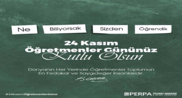 24 Kasım Öğretmenler Günü Kutlu Olsun..