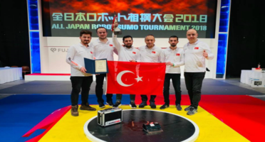 All Japan Robot-Sumo Tournament 2018” robot yarışmasında ülkemizi temsil eden türk takımımız ikincilik elde etti.