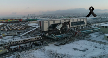 Ankara'da Yüksek Hızlı Tren kazası..