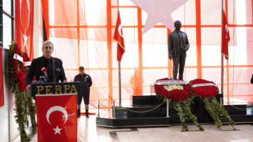 Atamızı, aramızdan ayrılışının 87. yılında PERPA'da andık.. 