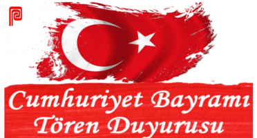 CUMHURİYET BAYRAMI TÖREN DUYURUSU 