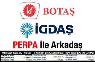 Perpa Doğal Gaz Faturaları
