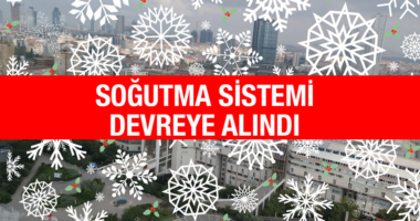 Perpa Soğutma Sistemi Devreye Alındı