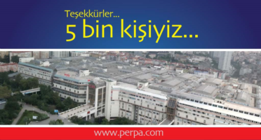 Perpa Ticaret Merkezi beş bin kişiyiz