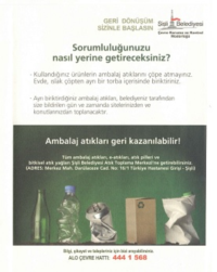 ŞİŞLİ BELEDİYESİ AMBALAJ ATIKLARI GERİ KAZANIM PROJESİ 